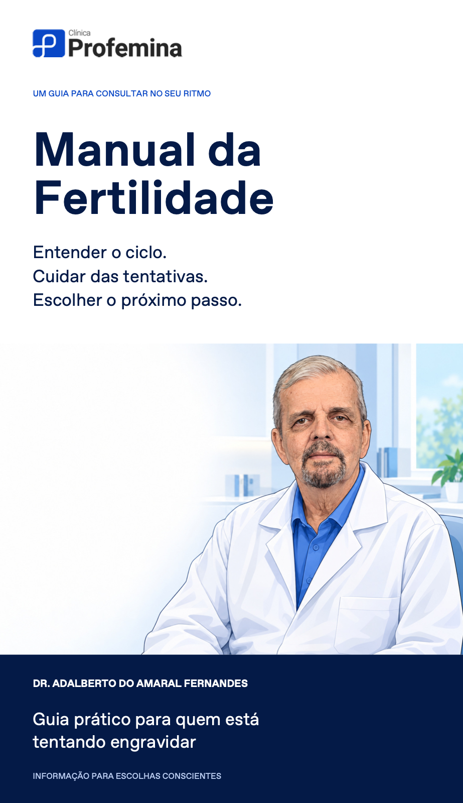 Capa do Manual da Fertilidade, do Dr. Adalberto do Amaral Fernandes